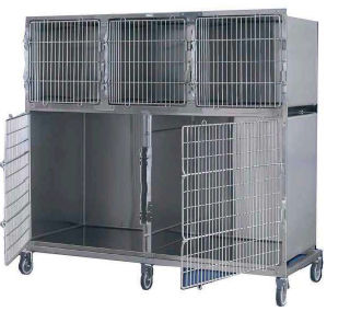 5-compartment veterinary cage - Foschi - containment / for cats / for dogs