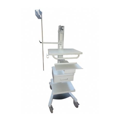 Endoscope trolley - 00012248 - Foschi - aluminum / metal / with monitor support