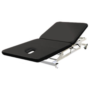 Electric Bobath table - Thera-P - PHS Chiropractic - on casters / with adjustable height backrest / 2-section