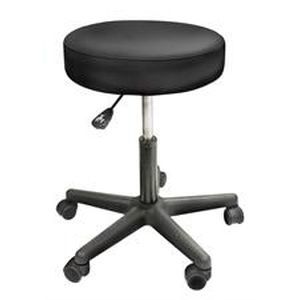 Healthcare facility stool - I9332 - PHS Chiropractic - pneumatic / on casters / black