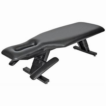 Mechanical chiropractic table - ErgoBench - PHS Chiropractic - with armrests / with adjustable height backrest / 1-section