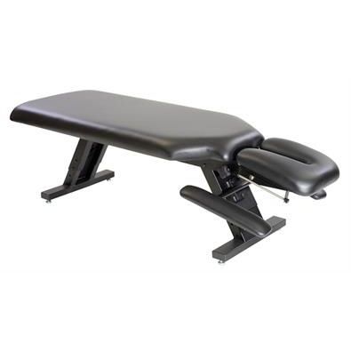Mechanical chiropractic table - EB9000 series - PHS Chiropractic - with armrests / with headrest / with adjustable height backrest