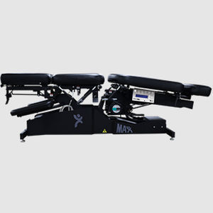 Electric chiropractic table - TradeFlex MAX - PHS Chiropractic - with adjustable height backrest / with armrests / with headrest