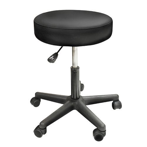 Healthcare facility stool - RS  - PHS Medical - swivel / pneumatic / blue