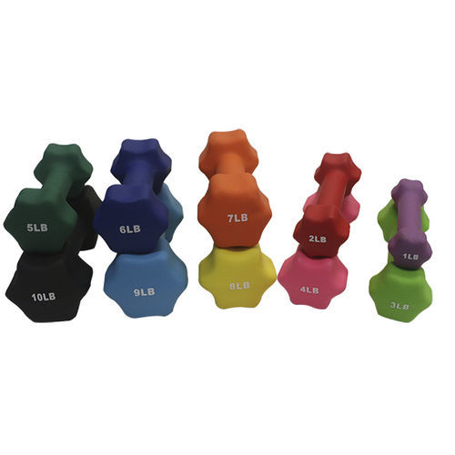 Short dumbbell - Neoprene - PHS Medical - straight