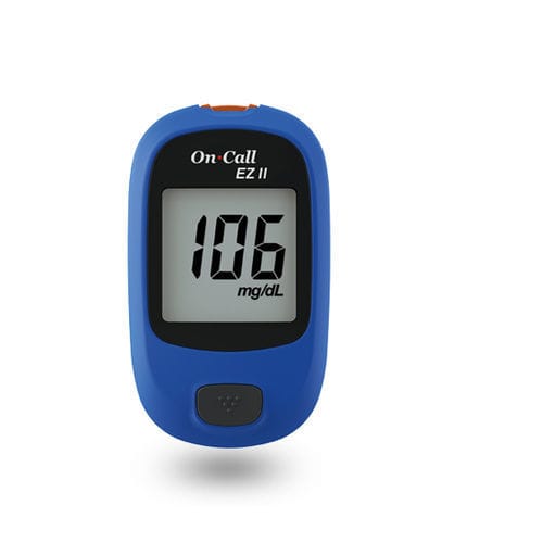 Hematocrit blood glucose meter On Call® EZ II ACON DIABETES CARE