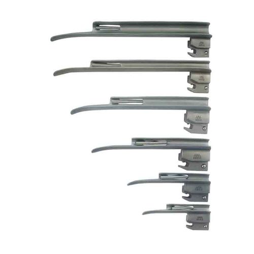 Miller laryngoscope blade JG Moriya metal / fiber optic