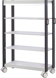 Hospital cabinet - LH1700 - LANCO LTDA. - with shelf / on casters