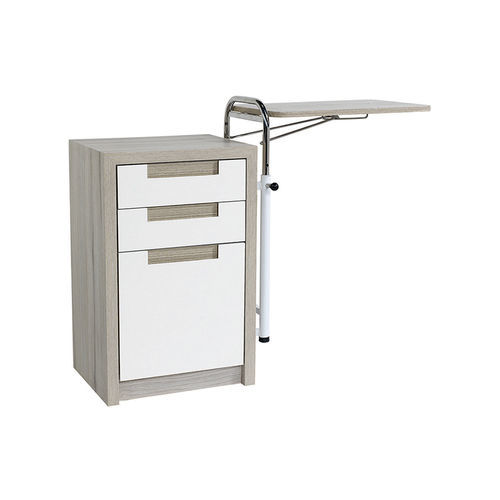 Bedside table with over-bed table - VLT-458 - Vallitech Móveis Hospitalares - modular / with compartments