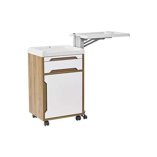Bedside table on casters VLT470 Vallitech Móveis Hospitalares modular / with overbed