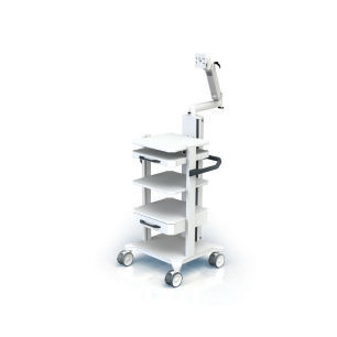Medical cart - symbio - ALPHATRON MEDICAL GmbH - isolation / with drawer / with shelf