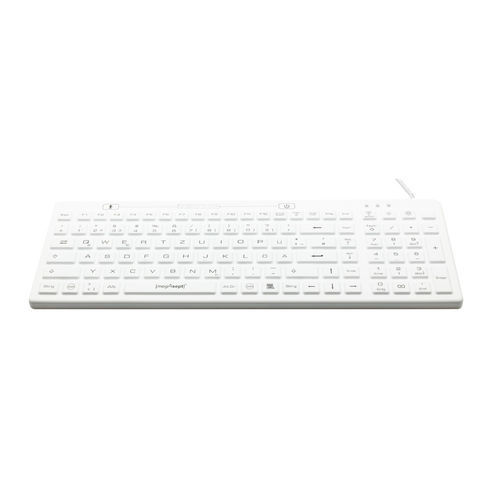 Medical keyboard with numeric keypad - HYSLIK108BLT - MEGABYTE Systemhaus GmbH - silicone