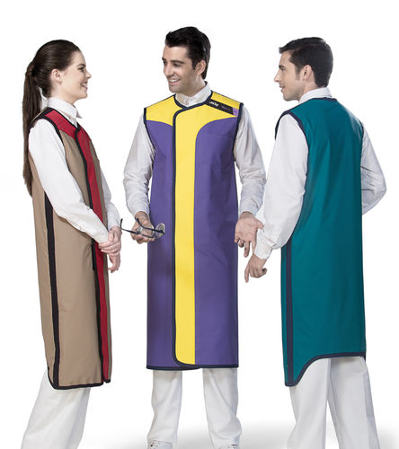 Front protection X-ray protective apron - Optixx™ - Uniray Medical LLP - rear protection / side protection / 0.50 mm