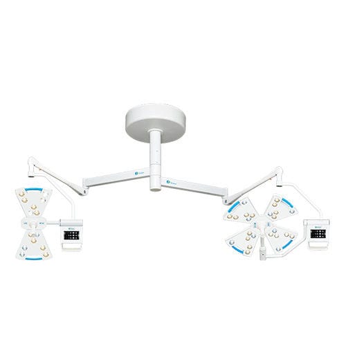LED surgical lighting system - iLUX 10 12 - XcelLance Medical Technologies - surgical / 2-arm
