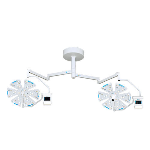 LED surgical lighting system - iLUX 20 20 - XcelLance Medical Technologies - surgical / 2-arm / with video camera