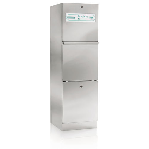 Bedpan washer-disinfector - PLUSHER WDB DS - TBT Medical - reprocessing / for waste containers / floor-standing