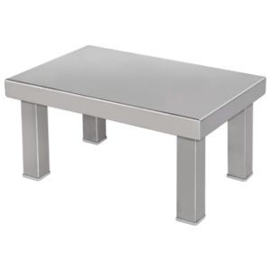 2-step step stool - PLUSHINE - TBT Medical - 1-step / stainless steel