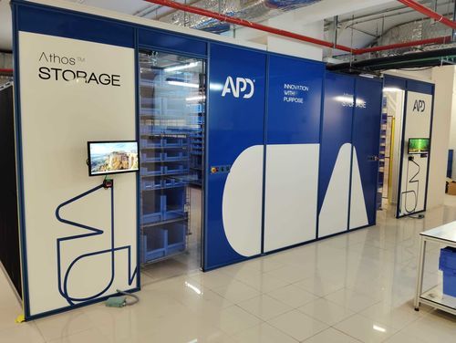 Automation management and storage system - Athos™ Storage - Horizontal Carousel System - APD, S.A. - traceability / RFID / logistics