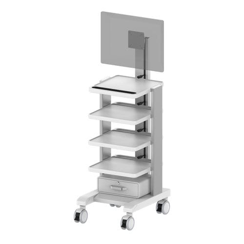 Endoscopy cart - 1.6M-TR900N-XX - Coriton Instrument Co., Ltd. - medical / transport / aluminum