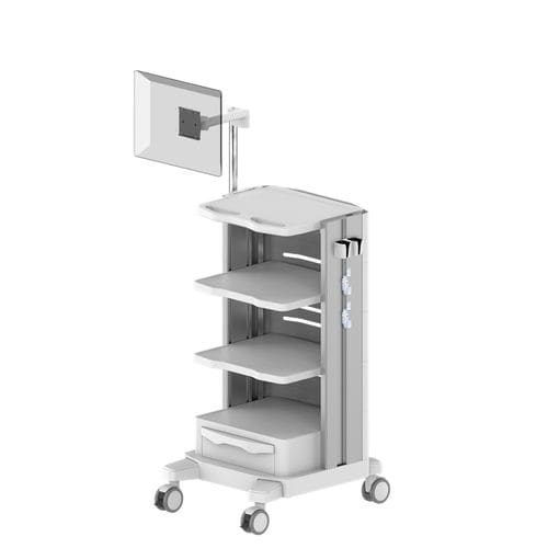 Endoscopy cart - 1.2M-TR900-12-XX  - Coriton Instrument Co., Ltd. - medical / with drawer / with shelf