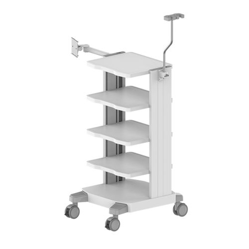 Endoscopy cart - 1.2M-TR900-12-04  - Coriton Instrument Co., Ltd. - medical / aluminum / 4-shelf
