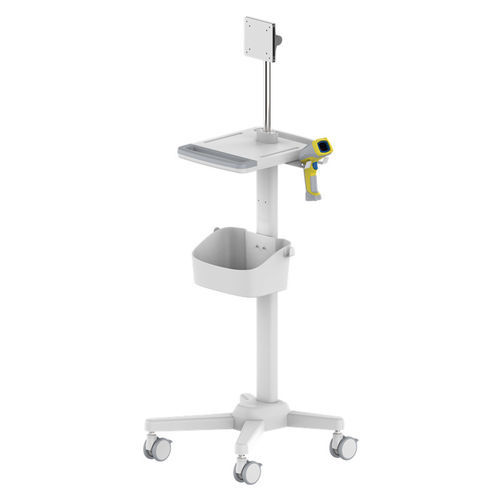 Panel PC computer cart - RS008 - Coriton Instrument Co., Ltd. - height-adjustable / secure / wireless