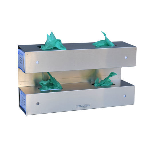 Glove holder - 305385 - Omnimed - stainless steel / glove box
