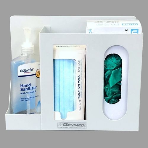 Sanitizer stand - 304001 - Omnimed - tabletop / hand-operated