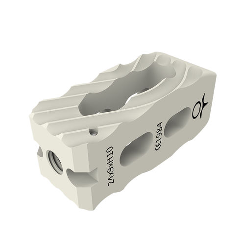 Lumbar interbody fusion cage - ZELOS - Osimplant - posterior / titanium / PEEK