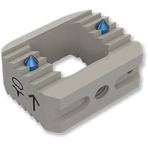 Cervical interbody fusion cage - BIA - Osimplant - anterior / titanium / PEEK