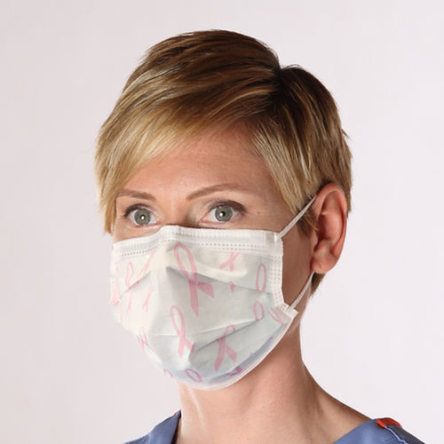 Half-mask safety mask - Ribbon - Prestige Ameritech - box of 50 / pink