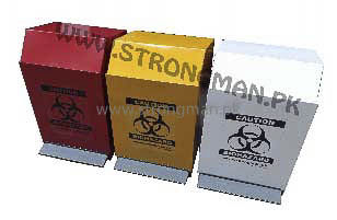 Medical trolley - 300-BN - Strongman Ideal Engineering Services - transport / waste / with waste bag holder