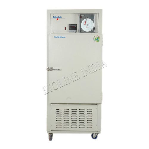 Blood bank refrigerator - BBR series - BiolineIndia - vertical / on casters
