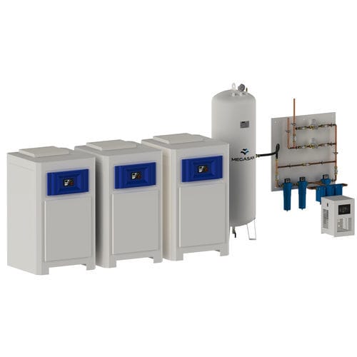 Air gas plant - MG-HS series - Megasan Medical Gas Systems - on site