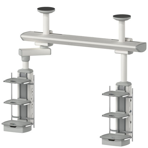 Ceiling-mounted bridge type pendant - MG-YBP-C - Megasan Medical Gas Systems - intensive care / operating room / 2-arm