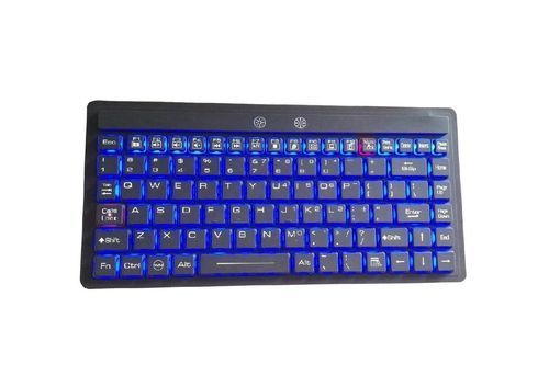 Keyboard with numeric keypad - P-M272-BL - PAC Technology - with international layout / silicone / LED-backlit