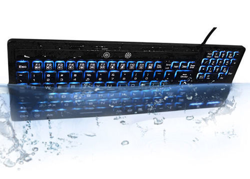 Keyboard with international layout - P-M07TP-BL - PAC Technology - with touchpad / with numeric keypad / silicone