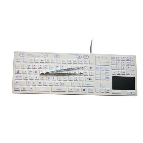 Keyboard with numeric keypad - P-M09-BL-MG - PAC Technology - with touchpad / with international layout / silicone