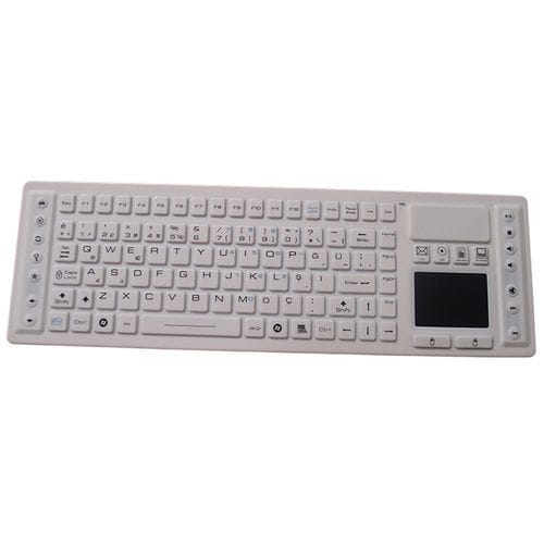 Keyboard with international layout - P-BT04TP - PAC Technology - with touchpad / silicone rubber / silicone