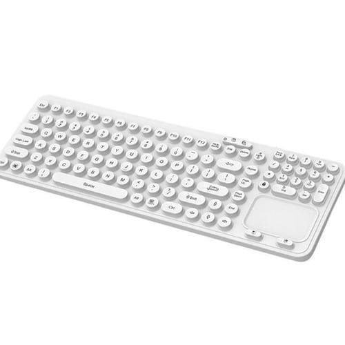Keyboard with touchpad - P-M10TP-BL - PAC Technology - with international layout / silicone rubber / cleanable