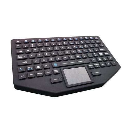 Keyboard with international layout - P-M287TP-BT - PAC Technology - with touchpad / silicone rubber / Bluetooth