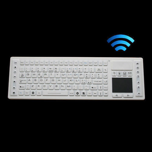 Keyboard with touchpad - P-WL04TP - PAC Technology - with international layout / silicone rubber / silicone