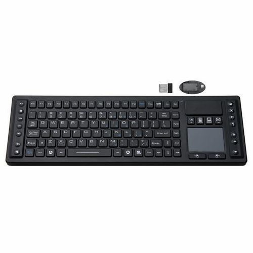 Keyboard with international layout - P-WL40TP - PAC Technology - with touchpad / silicone rubber / hygienic