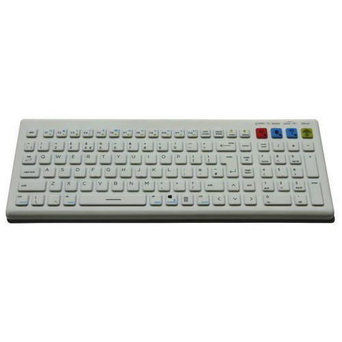 Keyboard with international layout - P-WL50 - PAC Technology - silicone rubber / silicone / sealed