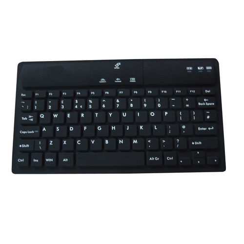 Keyboard with international layout - P-M78-BT - PAC Technology - silicone / waterproof / Bluetooth