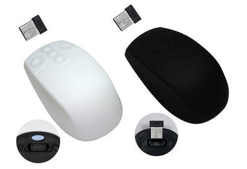 Optical medical mouse - P-WL-M3 - PAC Technology - USB / silicone / antimicrobial