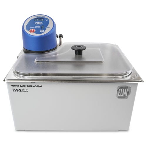 Thermostatic water bath - TW-2.02 - ELMI - circulating / benchtop / stainless steel