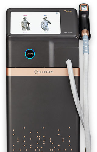 Hair removal laser - Lasya Trinity - Bluecore Company - diode / trolley-mounted / millisecond