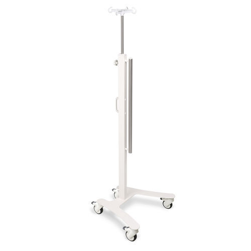 IV stand on casters - MobiDock - Digiterm Ltd. - 4-hook / telescopic / for syringe pumps