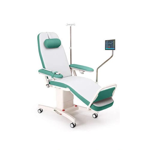 Electric treatment chair - Comfort-3 Flex - Digiterm Ltd. - 3-section / on casters / height-adjustable